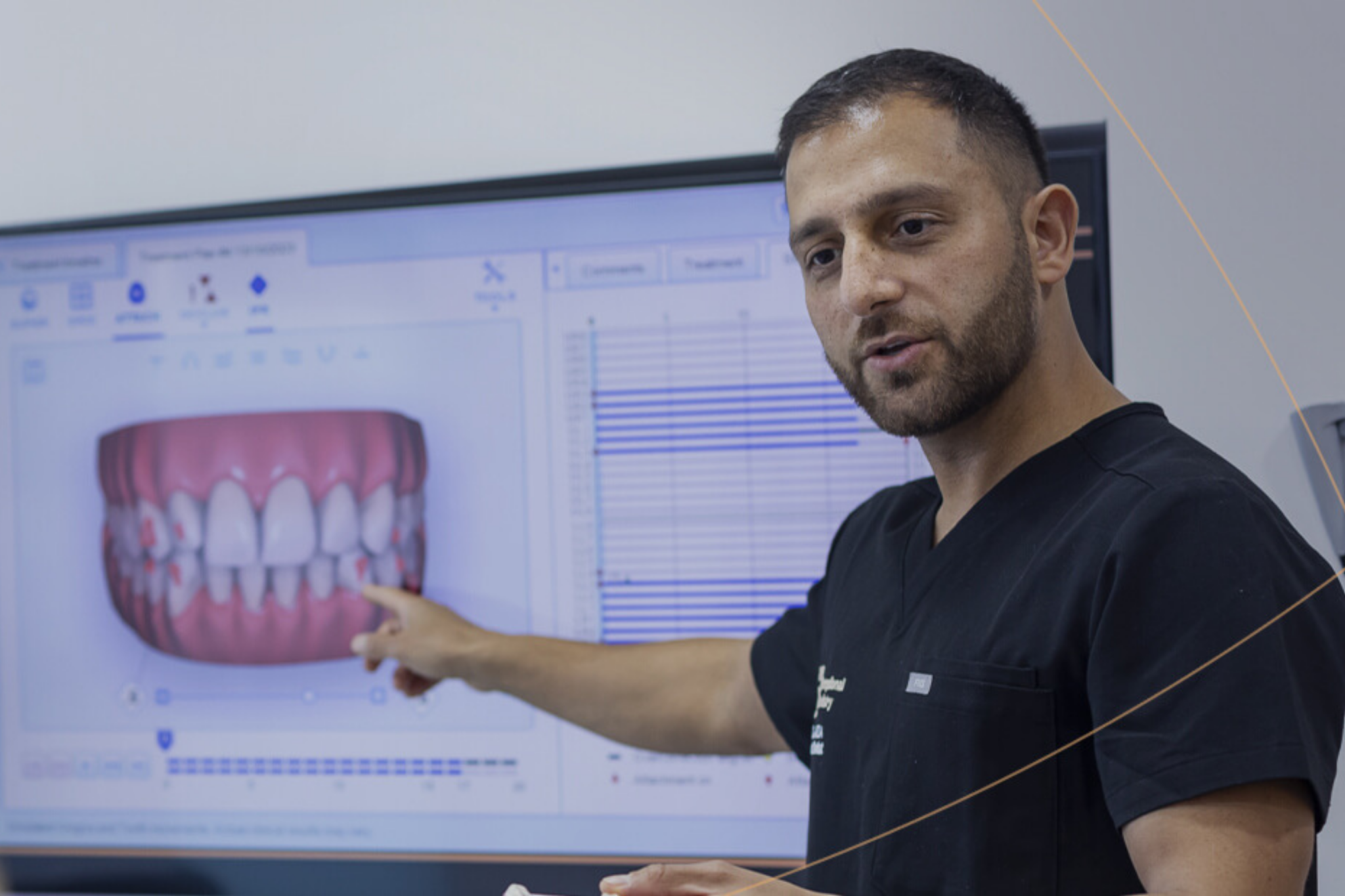 Cosmetic dentist Dr Pola in Brentwood Essex using digital smile design technology for patients across Essex including Southend-on-Sea